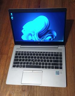 HP EliteBook 14" Laptop Intel Core i5 CPU 16GB RAM 512GB SSD Webcam USB C Port Windows 11 Professional