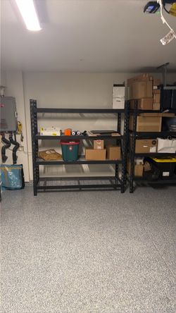 Heavy-Duty Metal Storage Shelving Unit