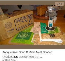 Brand new 1960s grind o matic