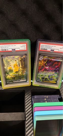 PIKACHU & MEGA GENGAR PSA 10