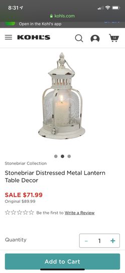 Distressed lantern