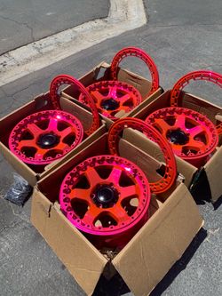 17” Ford F-150 Raptor Fuel Block Beadlock Wheels For 6x135 Fords