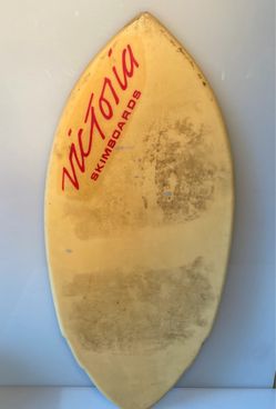 Vintage Victoria Fiberglass Adult Skimboard 50” from 1988