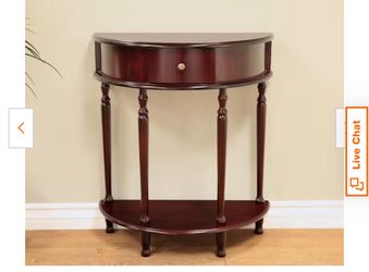 Espresso Storage End Table