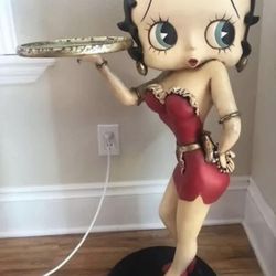 Betty Boop Resin Statue 3’