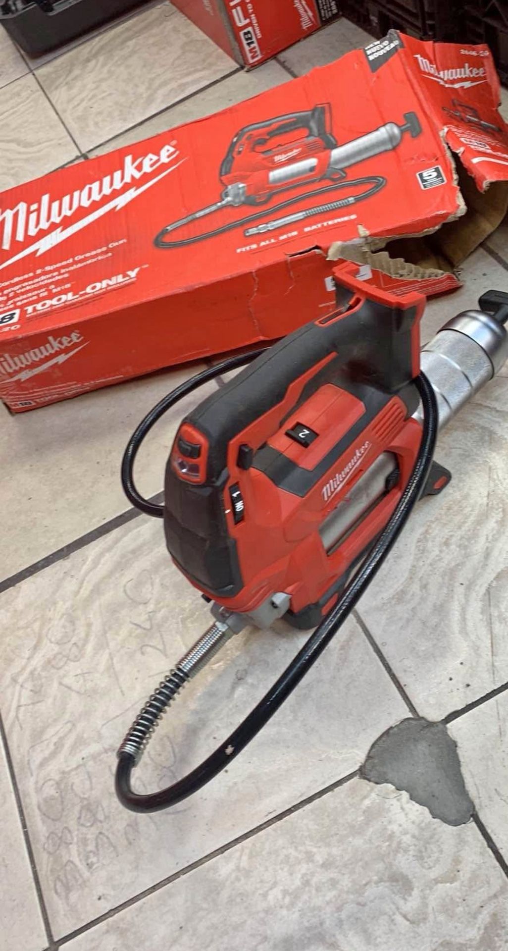 Milwaukee M18 Cordless Grease Gun Tool Only