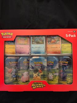 Pokémon TCG Ascended Heroes Booster Pack Bundle 5 Packs