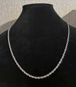 24" STAINLESS STEEL CORD CHAIN-2 AVAILABLE