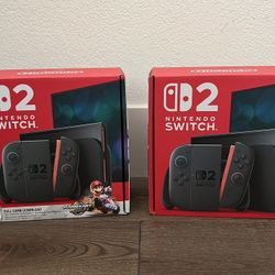 Nintendo Switch 2 Mario Kart Bundle & Console Only New!