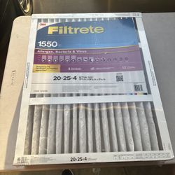 Filtrete 20 x 25 x 4 MERV 12 1550 MPR Slim Allergen, Bacteria and Virus Electrostatic pleated Air Filter