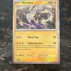 Miraidon HP 120 Pokémon Card