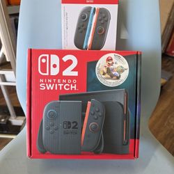 Nintendo Switch 2 Console Mario Kart World Bundle With Extra Joy Con 2 