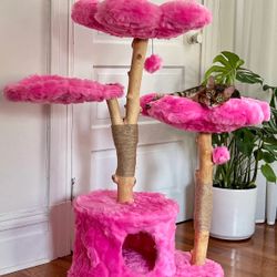 Whimsical Pink Cat Tree - $230 (Like New!)