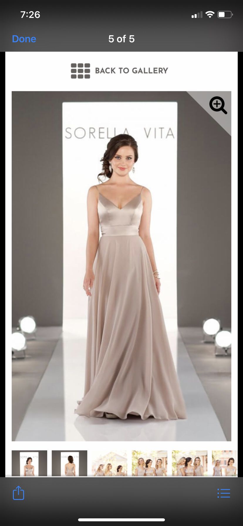 Bridesmaid dress/ prom dress / evening wear