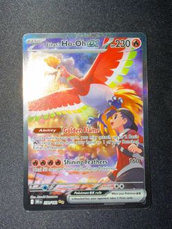 Pokemon Ethan’s Ho-Oh EX SIR 230/182 Destined Rivals Single