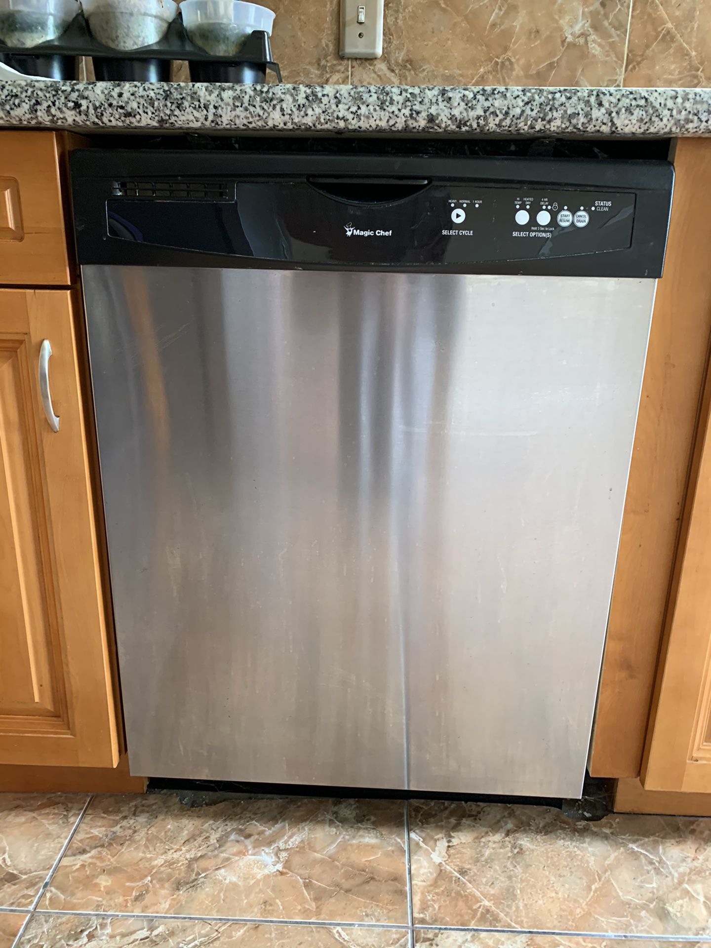 Stove, Refrigerator, Microwave and Dishwasher