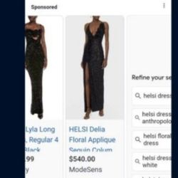 Beautiful  Long Black Dress  Size M