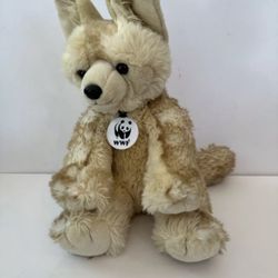 Build a Bear Workshop BABW Plush Fennec Fox Coyote WWF World Wildlife Fund 14"