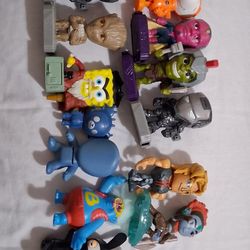 Toy Figures Bundle – Marvel, SpongeBob, Groot & Mixed Character Lot