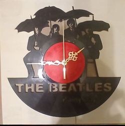 The Beatles Black and Red Wall Clock 2