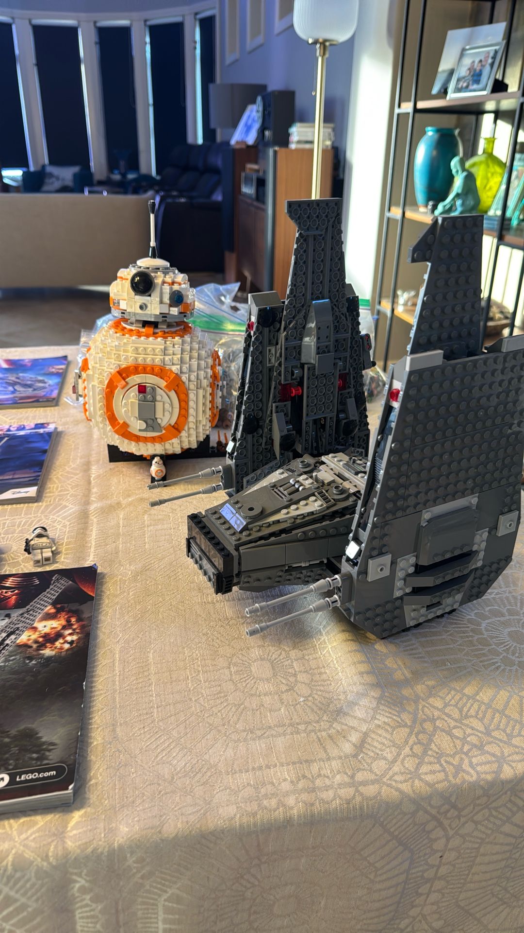 Lego Sets! Kyle Ren BB8 Millennium Falcon- 75104 ,75187, 75105