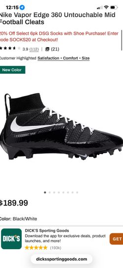 Nike vapor untouchables 360 football cleats
