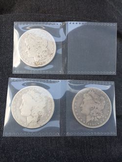 San francisco and new Orleans mint morgan silver dollars