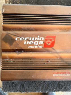 Cerwin Vega 1600.1D amp