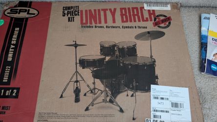 SPL Unity Birch 5-Piece Complete Drum Kit