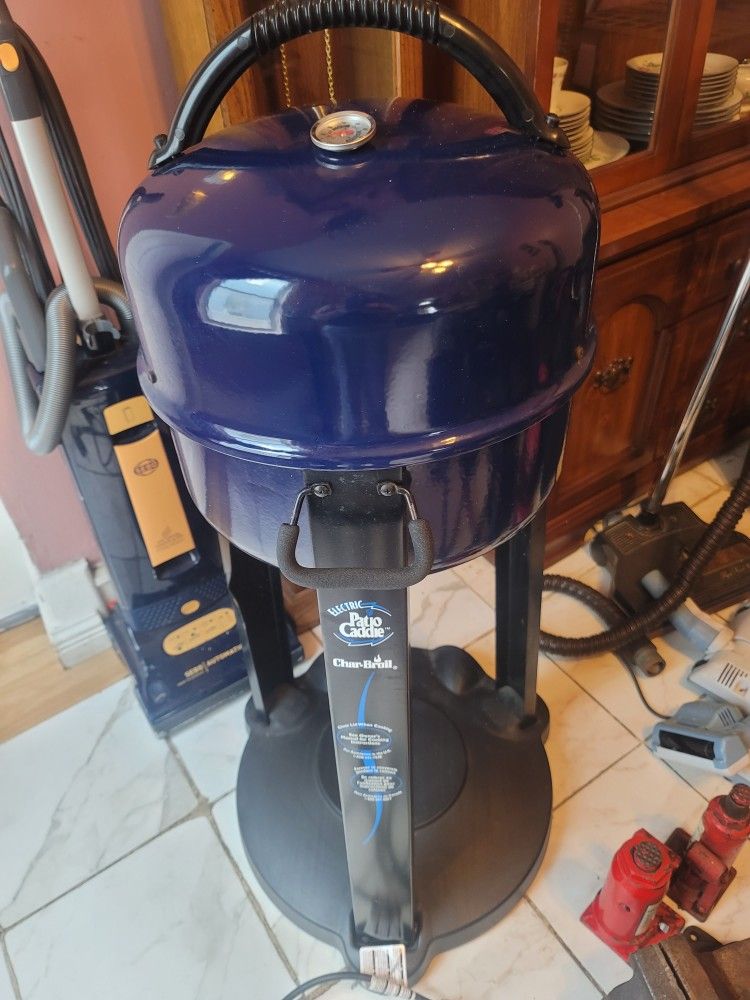 Charbroil electric Patio Caddie grill.
