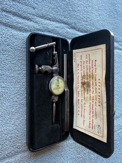 Vintage  Starrett indicator