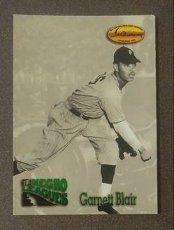 1993 Ted Williams Card Company #98 Garnett Blair Pitcher Negro League Baseball Collectible Vintage