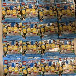 Lego Simpsons Minifigures Complete Sets of Series 1 and 2, All Sealed