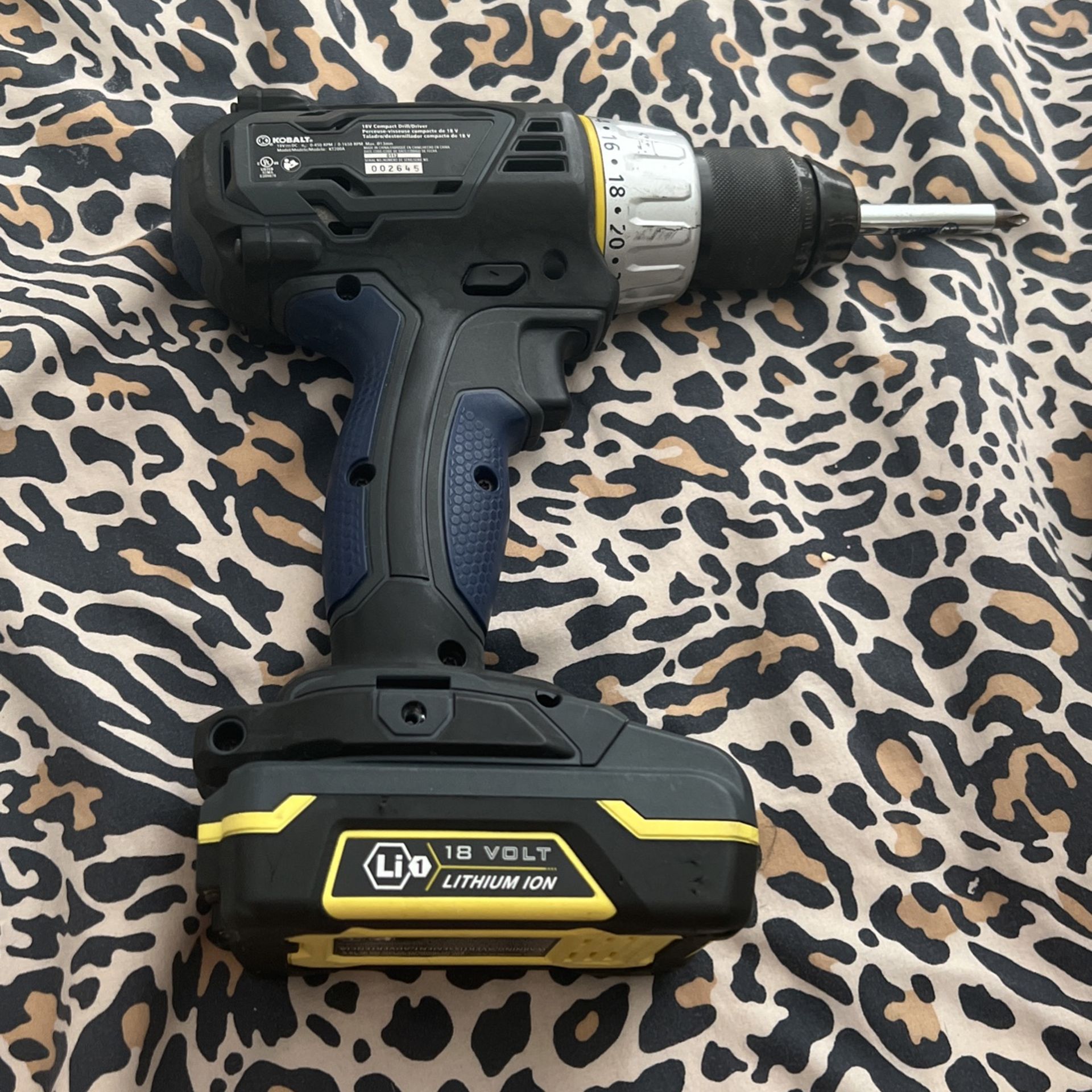 Kobalt Drill And Mag Lite Flashlight