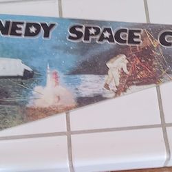 Kennedy Space Center Florida Felt Vintage Pennant 