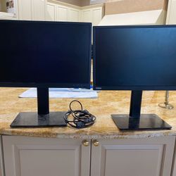 Free Twin 24" Monitors