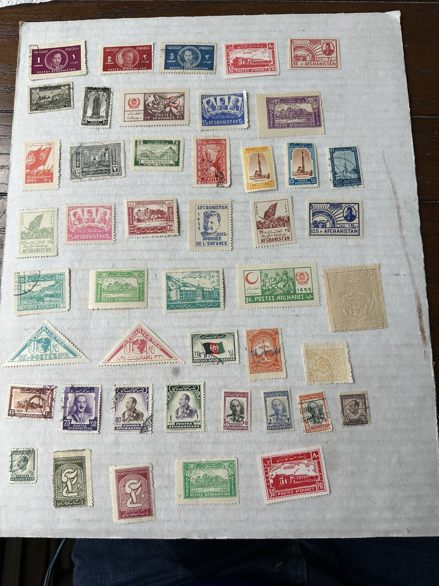 Afghanistan Old Collection Of Stamps Mostly Mint Hinge