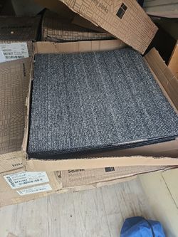 Carpet Tile Dark Gray 20x20 New 