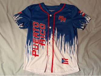 Puerto Rico Baseball Jersey; Boy’s 14-16