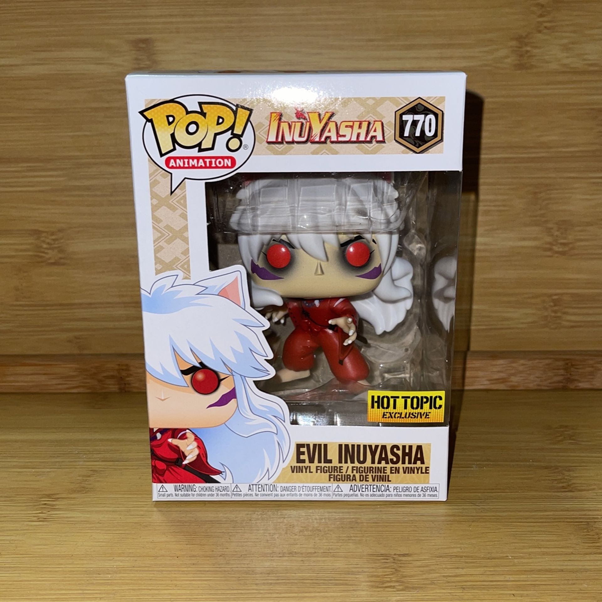 Funko Pop! Evil Inuyasha Hot Topic Exclusive - #