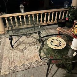 Free Glass Coffee Coffee Table And End Table