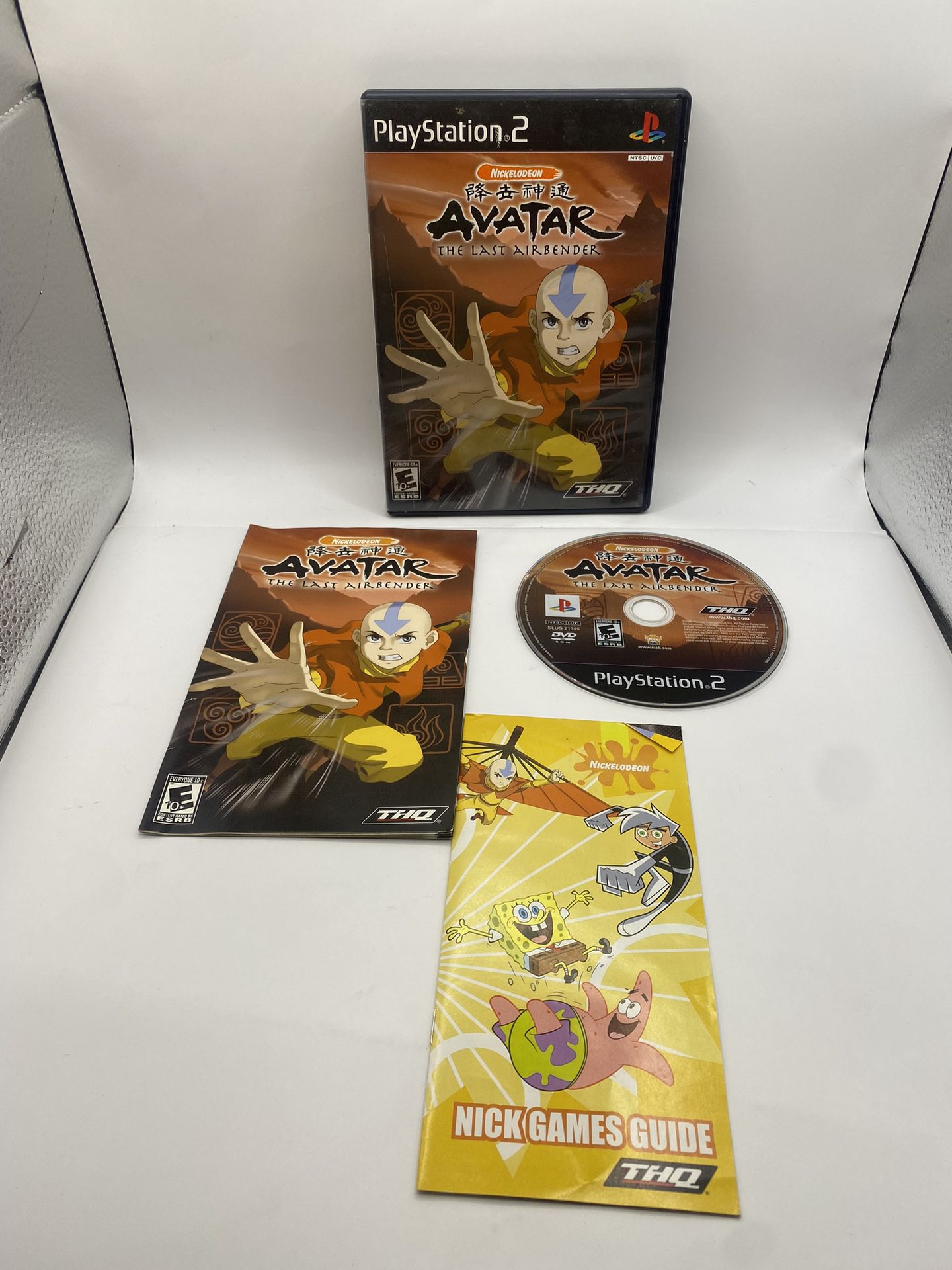 Avatar Last Airbender  Sony PlayStation 2 PS2 Black Label Game Complete W Manual