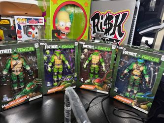 TMNT Fortnite Neca figures