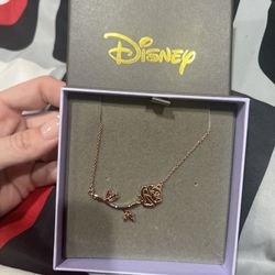 Disney Couture Kingdom Rose Beauty And The Beast Necklace