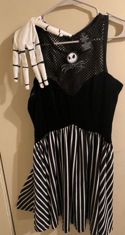 Jack Skeleton Costume Dress Large