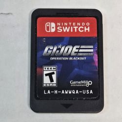 GI Joe Operation Blackout For Nintendo Switch 