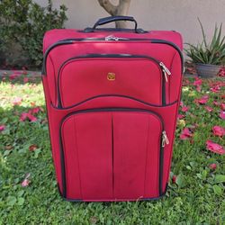 SwissGear Red Carry-On Rolling Suitcase – Travel Luggage