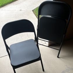 (2)  Folding Chairs