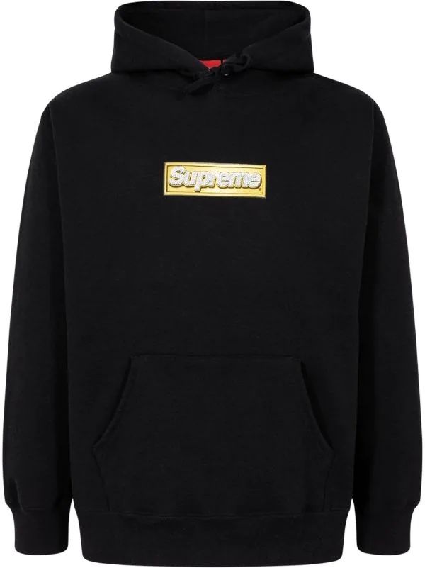 Supreme Bling Box Logo Hooded Sweatshirt Size L. for Sale in