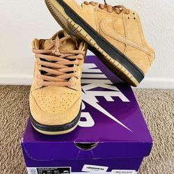 Nike Sb Dunk Low 'Wheat' Size 10 US  - Pre-Owned 